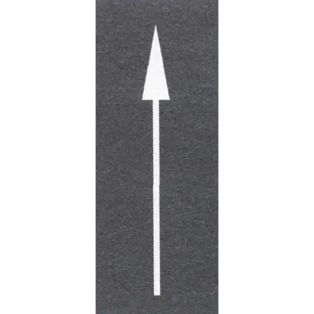 Termoznak P-8A - strzałka kierunkowa na wprost - 7500x750 mm (1,59 m²) - sklep drogowy Widrog.webp