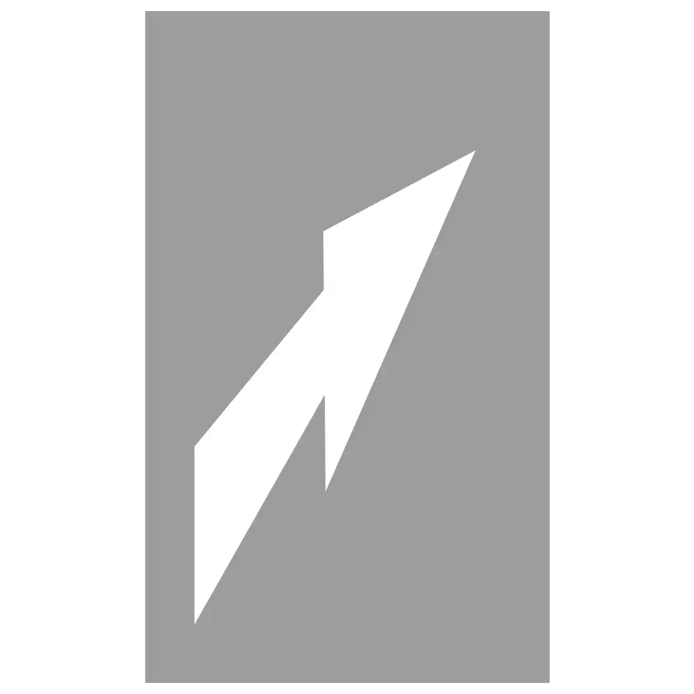 Termoznak P-9b - strzałka naprowadzająca w prawo - 5000x2900 mm (4,15 m²) - sklep drogowy Widrog.webp