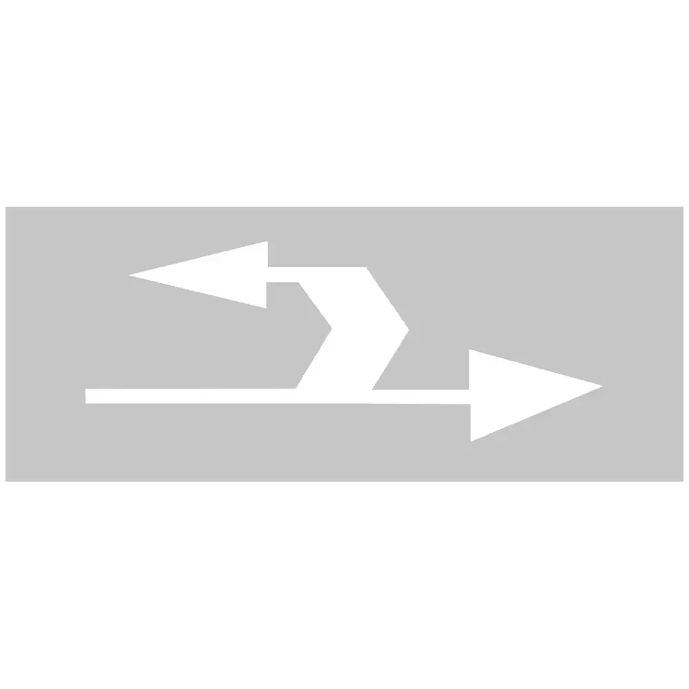 Termoznak P-8i - strzałka kierunkowa zawracania i jazdy na wprost - 5000x2100 mm (3,75 m²) - sklep drogowy Widrog.webp