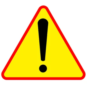 Znak drogowy A-30 - uwaga inne niebezpieczeństwo - folia I generacji - 1050 mm