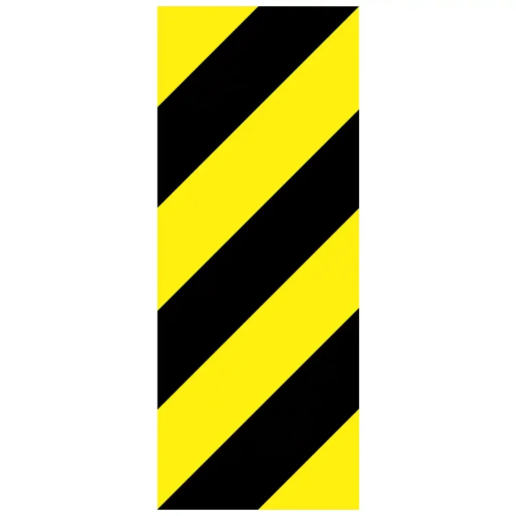 Tablica U-9b - ograniczenie skrajni poziomej drogi - folia II generacji - 500x1250 mm - sklep drogowy Widrog.webp