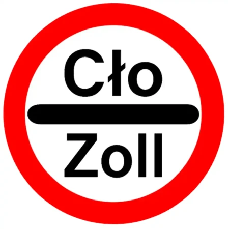 Znak drogowy B-32 - stój - kontrola celna - folia odblaskowa I generacji - 400 mm - sklep drogowy Widrog.webp