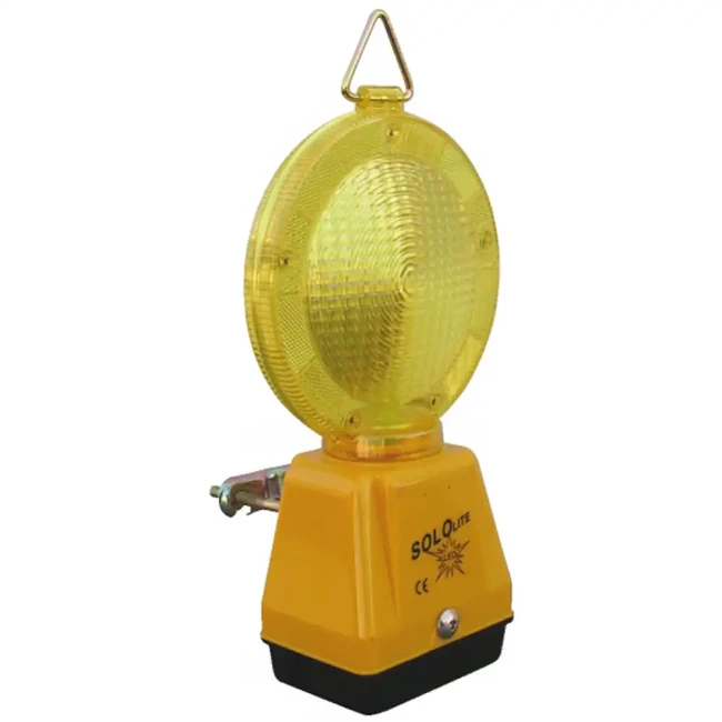 Lampa drogowa SOLOlite LED - żółta, dwukierunkowa - sklep drogowy Widrog.webp