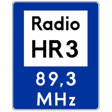 Znak drogowy D-34A - informacja radiowa o ruchu drogowym - folia odblaskowa I generacji - 600 x 750 mm - sklep drogowy Widrog.webp