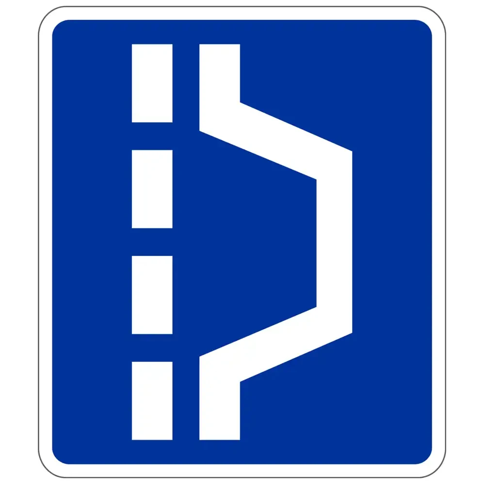 Znak drogowy D-50 - zatoka - folia odblaskowa I generacji - 600x750 mm - sklep drogowy Widrog.webp