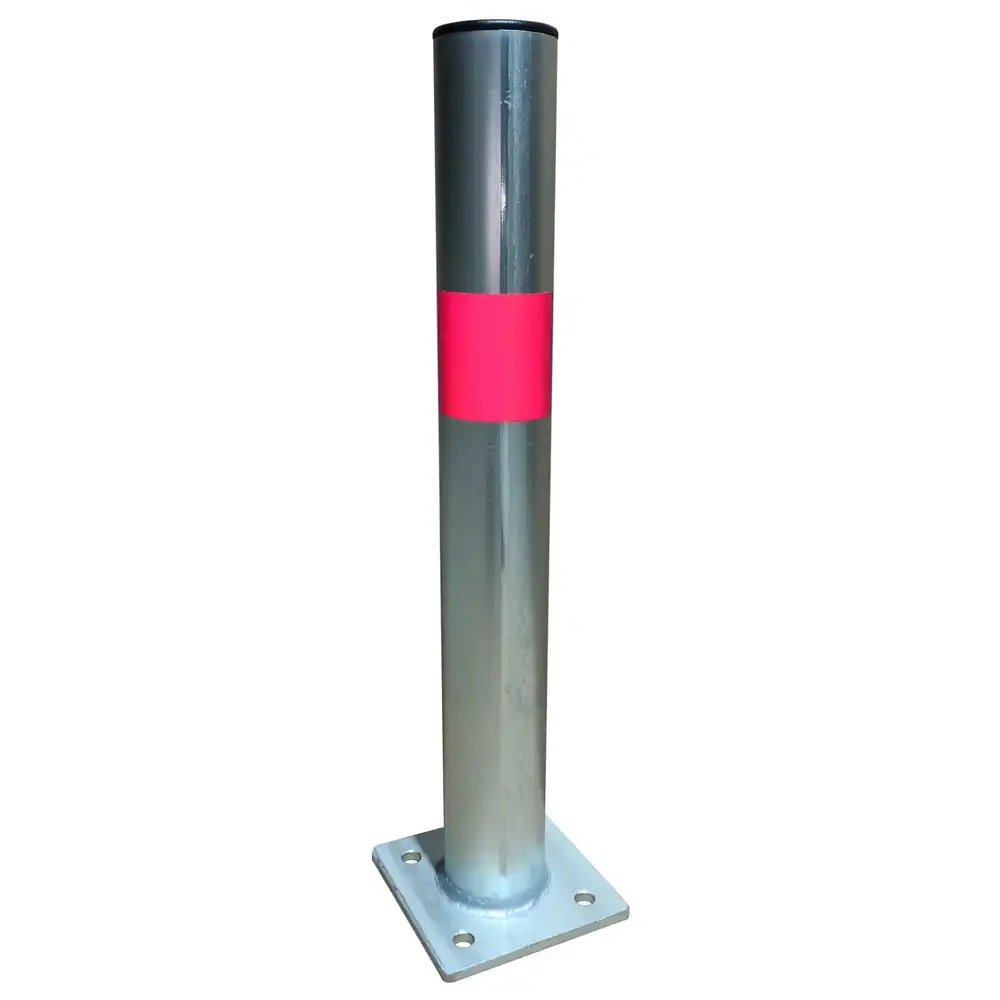 Blokada parkingowa Słupek - ocynkowana - stała - sklep drogowy Widrog.webp