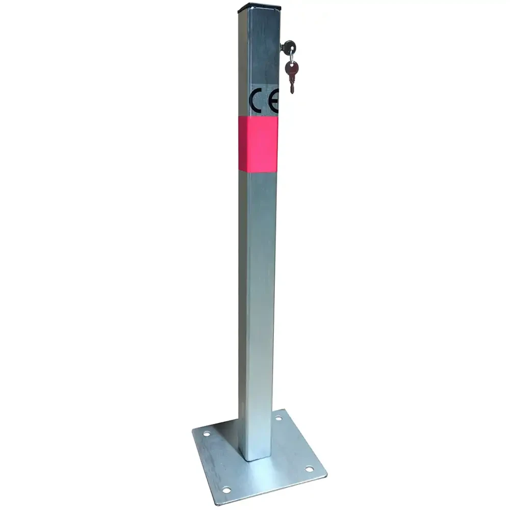 Blokada Parkingowa Słupek XL - ocynkowana - na zamek - sklep drogowy Widrog.webp