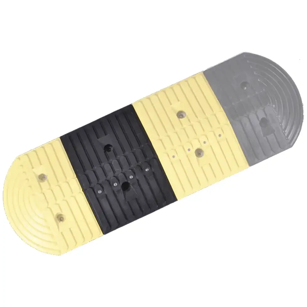 Próg podrzutowy - element środkowy czarny - LPPS 35 - 355 x 260 x 55 mm - sklep drogowy Widrog.webp