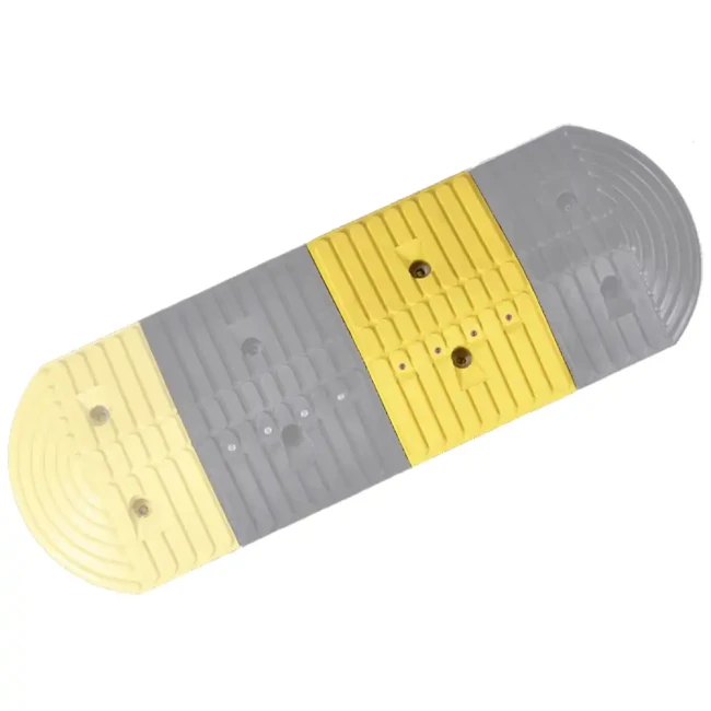 Próg podrzutowy - element środkowy żółty - LPPS 35 - 355 x 260 x 55 mm - sklep drogowy Widrog.webp
