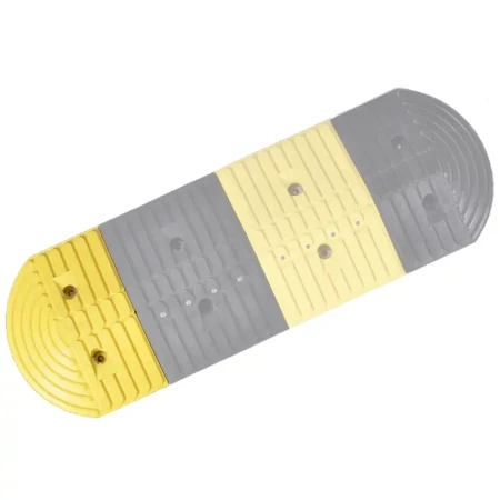 Próg podrzutowy - zakończenie żółte - LPPS 35 - 355 x 260 x 55 mm - sklep drogowy Widrog.webp
