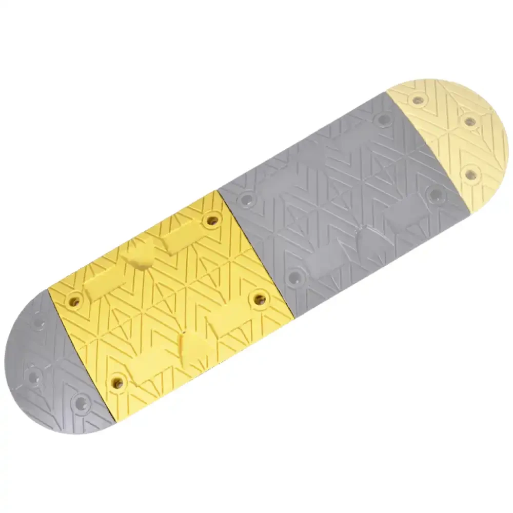 Próg podrzutowy Excellent 40 - element środkowy żółty - PPS 40 - 400 x 500 x 75 mm - sklep drogowy Widrog.webp