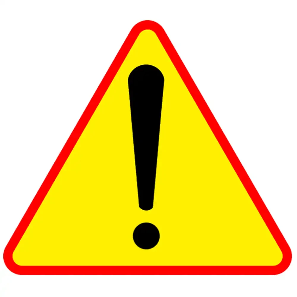 Znak drogowy A-30 - inne niebezpieczenstwo - folia II generacji.webp