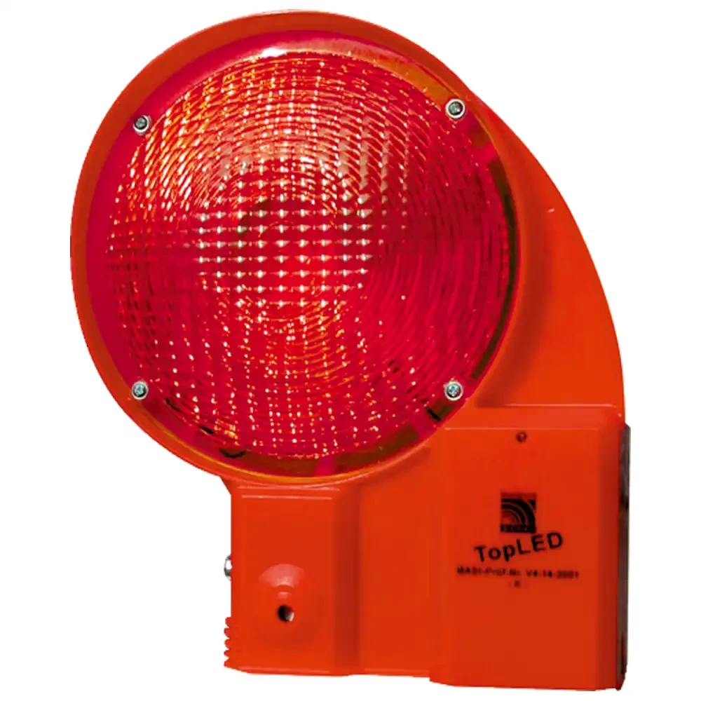 Lampa TopLED - czerwona, bez zamka, dwukierunkowa - sklep drogowy Widrog.webp