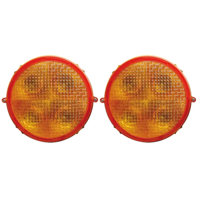 Zestaw dwóch lamp wczesnego ostrzegania RS 2000 LED - 12V z kablem zasilającym - sklep drogowy Widrog.webp
