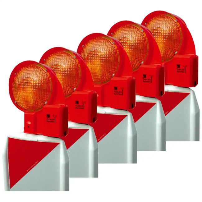 TopLED Synchro - bezprzewodowa fala świetlna sterowana radiowo - 5 lamp - sklep drogowy Widrog.webp