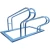 Stojak rowerowy - 2 stanowiska - sklep drogowy Widrog.webp