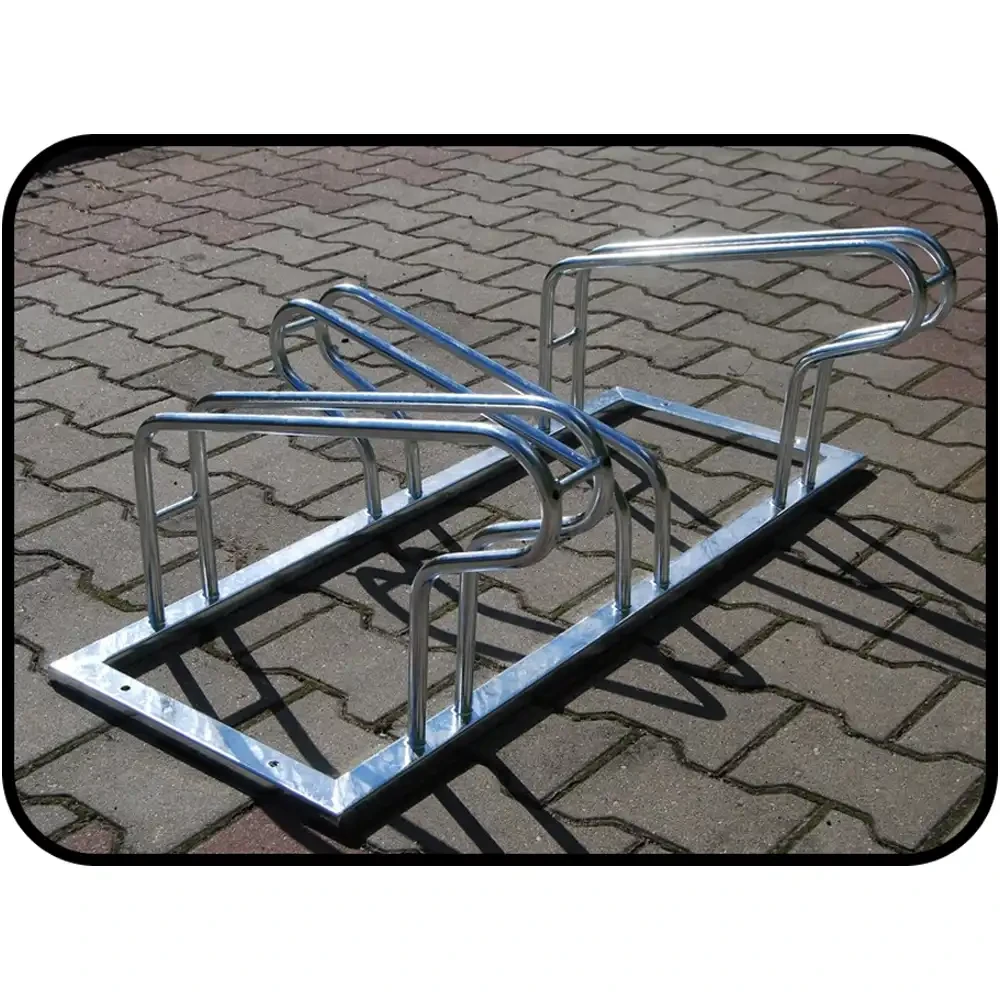 Stojak rowerowy dwustronny - 3 stanowiska - sklep drogowy Widrog.webp