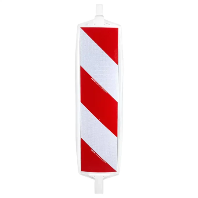Tablica kierująca U-21 PVC dwustronna, folia odblaskowa 2 generacji. Drogowy słupek wygradzający U21 do zabezpieczenia robót i zwężeń. Trwała tablica drogowa z odblaskiem typu plastra miodu, montowana w podstawie. Profesjonalne oznakowanie BHP dróg