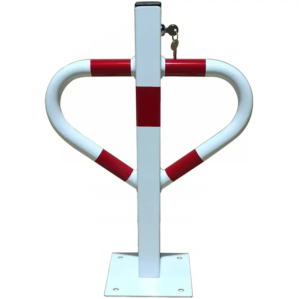 Blokada Parkingowa Motyl Mini - ocynkowana i malowana proszkowo - na zamek - sklep drogowy Widrog.webp