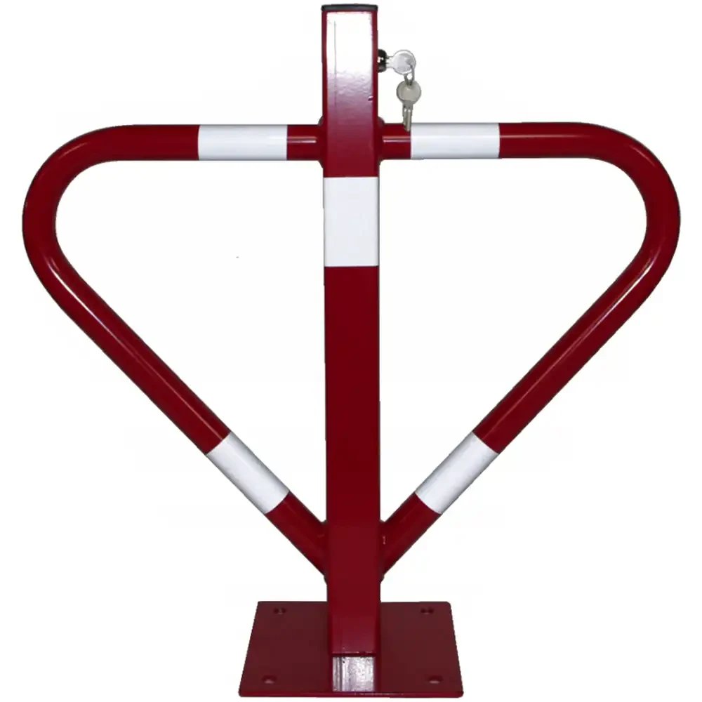 Blokada Parkingowa Motyl - ocynkowana i malowana proszkowo - na zamek - sklep drogowy Widrog.webp