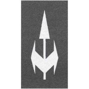 Termoznak P-8h - strzałki kierunkowe na wprost, lewo i prawo - 5000x1950 mm