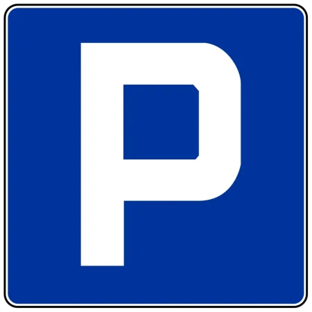 Znak drogowy D-18 - parking - folia II generacji - 400x400 mm - sklep drogowy Widrog.webp