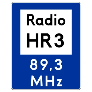 Znak drogowy D-34A - informacja radiowa o ruchu drogowym - folia II generacji - 400x500 mm