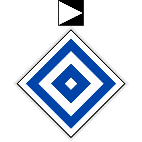 Wskaźnik (znak) kolejowy We4b – zakaz wjazdu elektrycznych pojazdów w prawo  - 480x480 + 200x200 mm - odblaskowy
