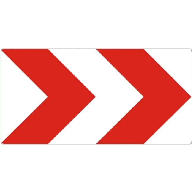 Tablica U-3c - folia odblaskowa I generacji - 1200x600 mm - sklep drogowy Widrog.webp