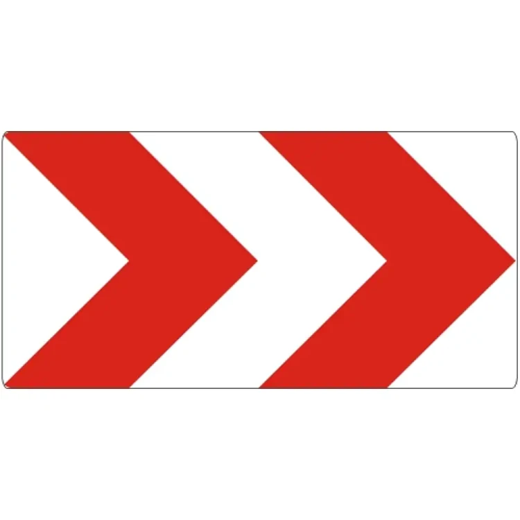 Tablica U-3c - folia odblaskowa II generacji - 1200x600 mm - sklep drogowy Widrog.webp