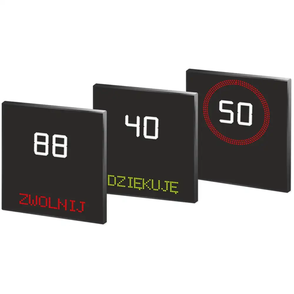 Radar drogowy MP-DP2 ze znakiem ograniczenia prędkości B-33 - radarowy wyświetlacz prędkości - sklep drogowy Widrog.webp