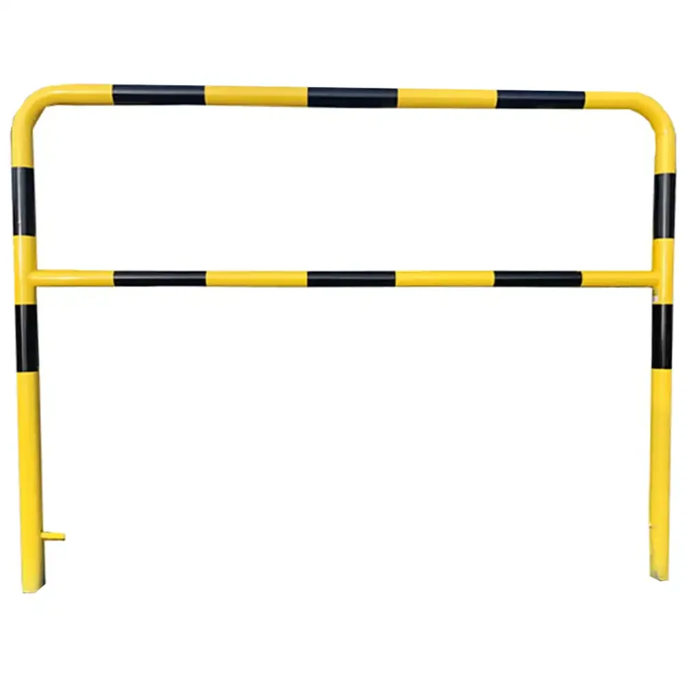 Bariera Wygrodzeniowa U-12 - żółto-czarna typu gdańskiego - L 2000 mm - sklep drogowy Widrog.webp