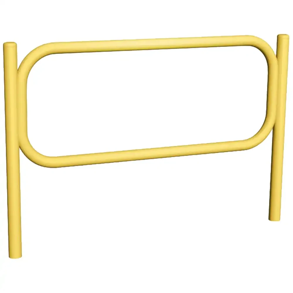 Bariera Wygrodzeniowa U-12a, żółta, typ olsztyński - długość 2000 mm.webp