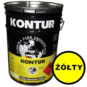Farba drogowa Kontur - żółta RAL 1003 - 33 kg