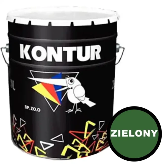 Farba drogowa Kontur - zielona RAL 6001 - 33 kg - Sklep drogowy Widrog.webp