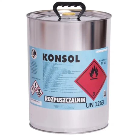 Rozpuszczalnik do farb drogowych Konsol V - 18 kg - sklep drogowy Widrog.webp