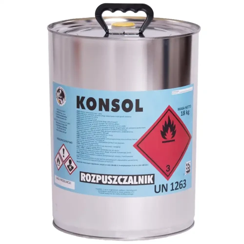 Rozpuszczalnik do farb drogowych Konsol V - 18 kg - sklep drogowy Widrog.webp