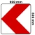 Tablica U-3 b - folia odblaskowa II generacji - 600x600 mm - sklep drogowy Widrog.webp
