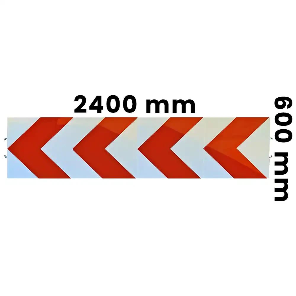 Tablica U-3 d - folia odblaskowa I generacji - 2400x600 mm - na haki - sklep drogowy Widrog.webp
