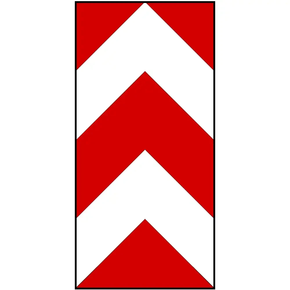 Tablica U-4a - folia odblaskowa I generacji - 1200x600 mm - sklep drogowy Widrog.webp