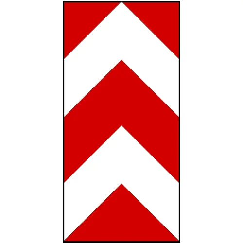 Tablica U-4a - folia odblaskowa I generacji - 1200x600 mm