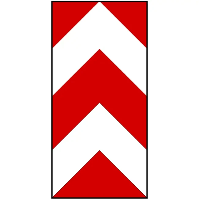 Tablica U-4a - folia odblaskowa I generacji - 1200x600 mm - sklep drogowy Widrog.webp