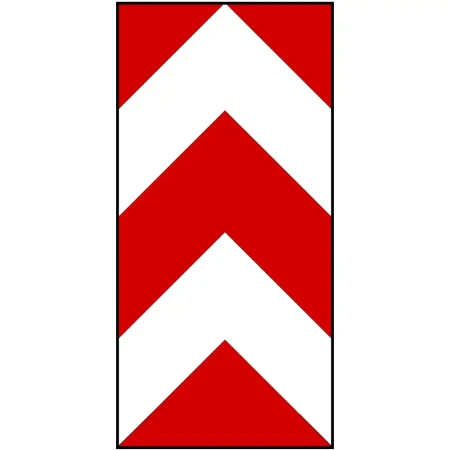 Tablica U-4a - folia odblaskowa II generacji - 1200x600 mm - sklep drogowy Widrog.webp