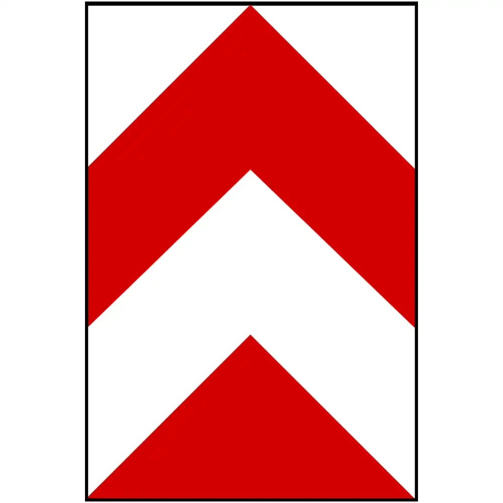 Tablica U-4b - folia odblaskowa I generacji - 750x500 mm - sklep drogowy Widrog.webp