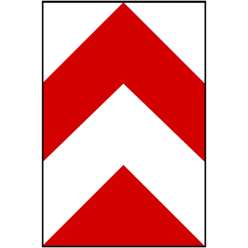 Tablica U-4b - folia odblaskowa I generacji - 750x500 mm
