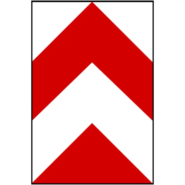 Tablica U-4b - folia odblaskowa II generacji - 750x500 mm - sklep drogowy Widrog.webp