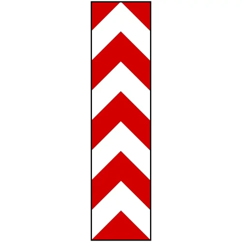 Tablica U-4c - folia odblaskowa I generacji - 2000x500 mm