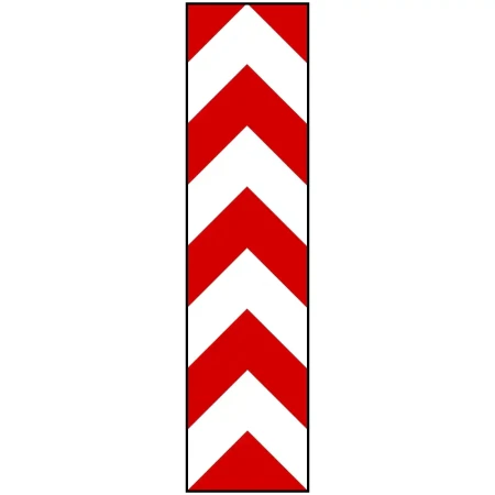 Tablica U-4c - folia odblaskowa II generacji - 2000x500 mm - sklep drogowy Widrog.webp