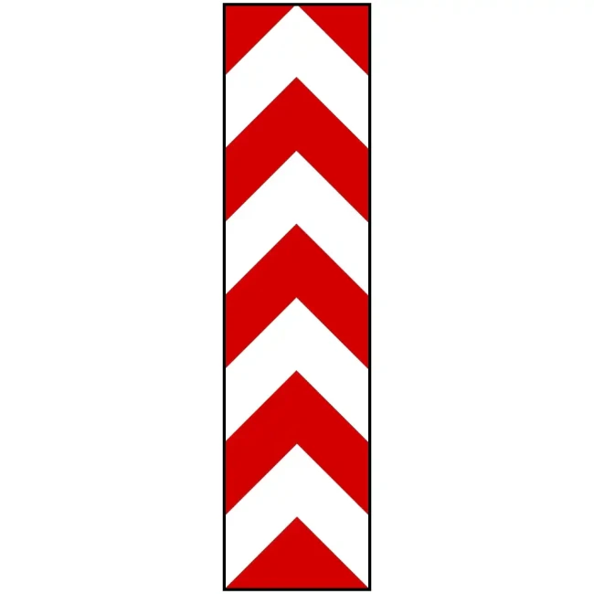 Tablica U-4c - folia odblaskowa II generacji - 2000x500 mm - sklep drogowy Widrog.webp