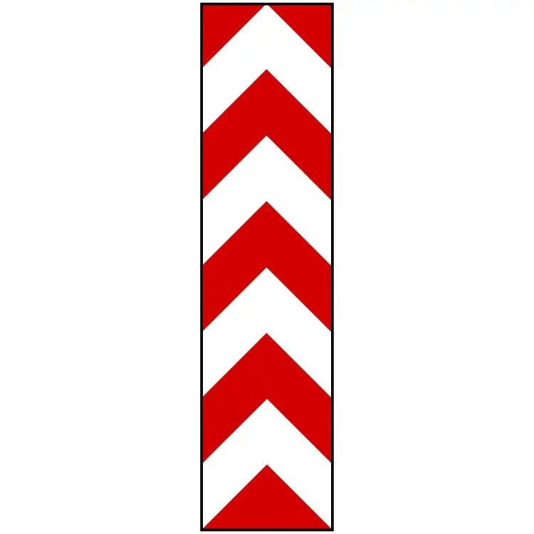 Tablica U-4c - folia odblaskowa II generacji - 2000x500 mm - sklep drogowy Widrog.webp